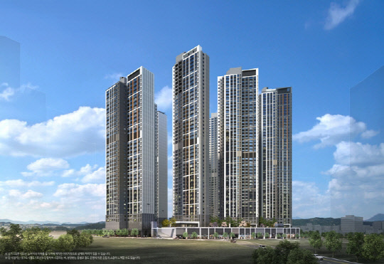 '힐스테이트 대명 센트럴 2차' 투시도.  <사진=현대건설>